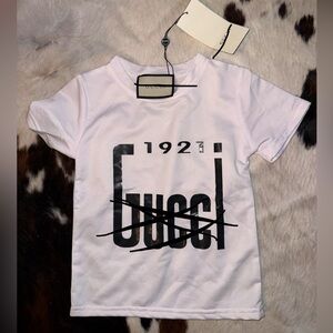 White and black tshirt